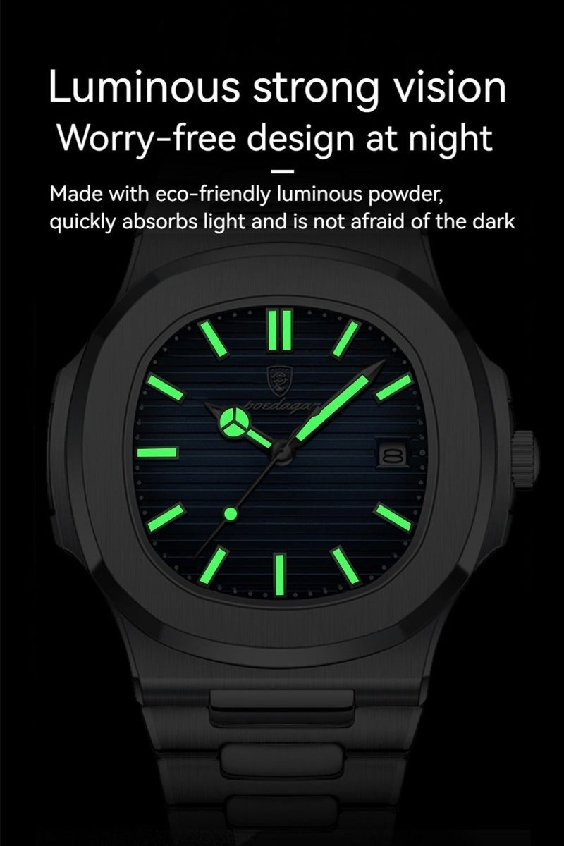 POEDAGAR Man Watch Waterproof Luminous Men's Watch Quartz-40.5mm - Image 5