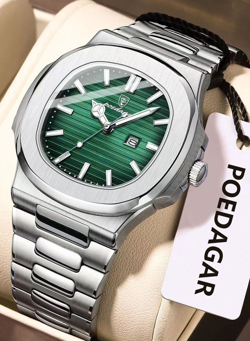 POEDAGAR Man Watch Waterproof Luminous Men's Watch Quartz-40.5mm - Image 1