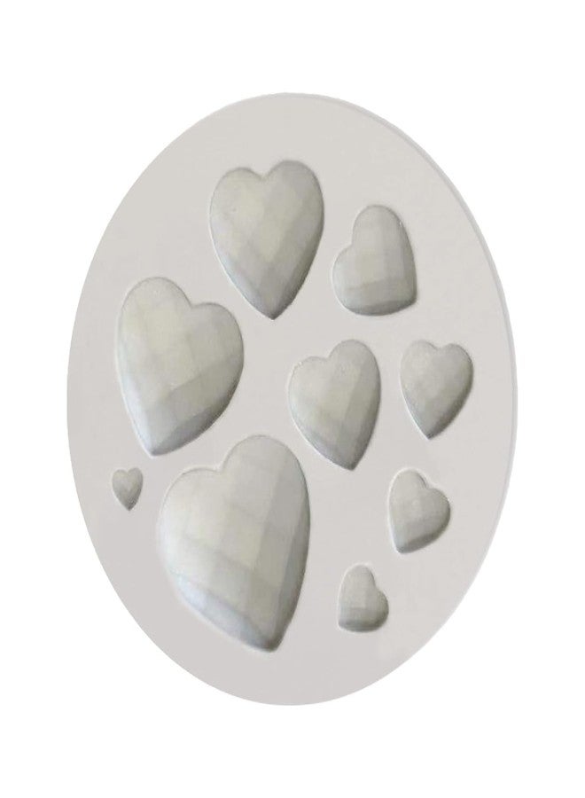 SMELLO - Fondant Mold - Diamond Heart Shape for Handmade Decorating for Chocolate Making - Image 1