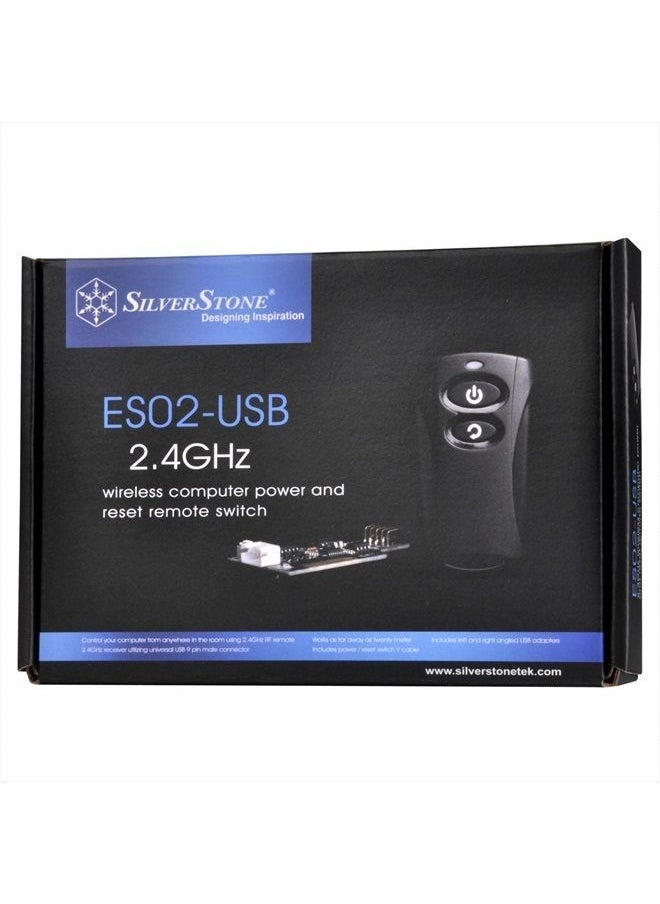 SilverStone Technology - Wireless Remote Computer Power/Reset Switch, USB 2.0 9-pin ES02-USB (SST-ES02-USB-USA) - Image 1