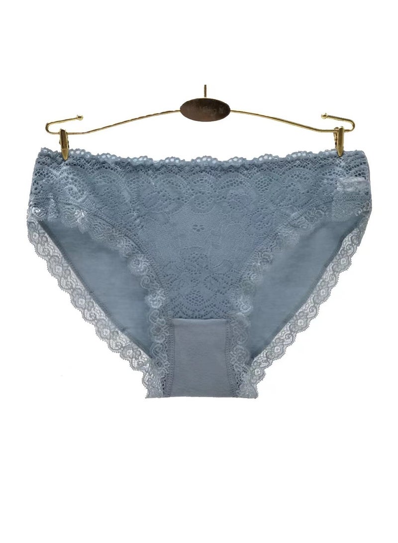 Zeemey Zeemey 6-Piece Cotton Bikini Breathable Panties Low Waist Fashionable Ladies Panties - Image 4