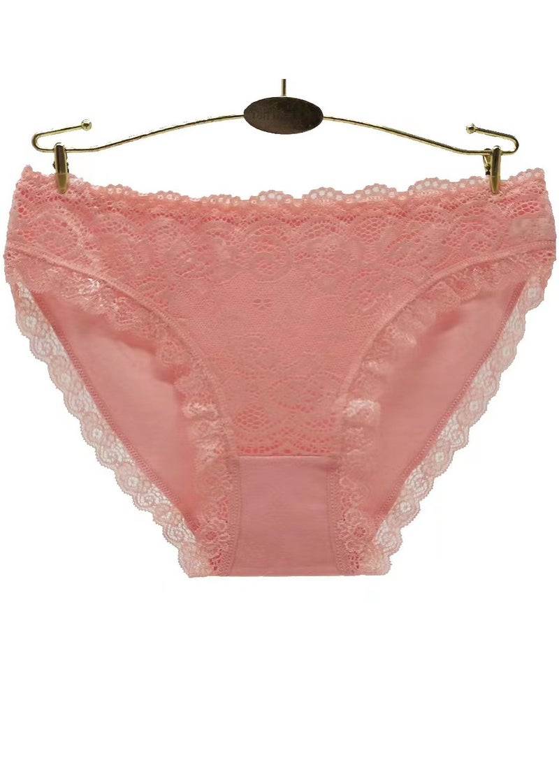 Zeemey Zeemey 6-Piece Cotton Bikini Breathable Panties Low Waist Fashionable Ladies Panties - Image 5