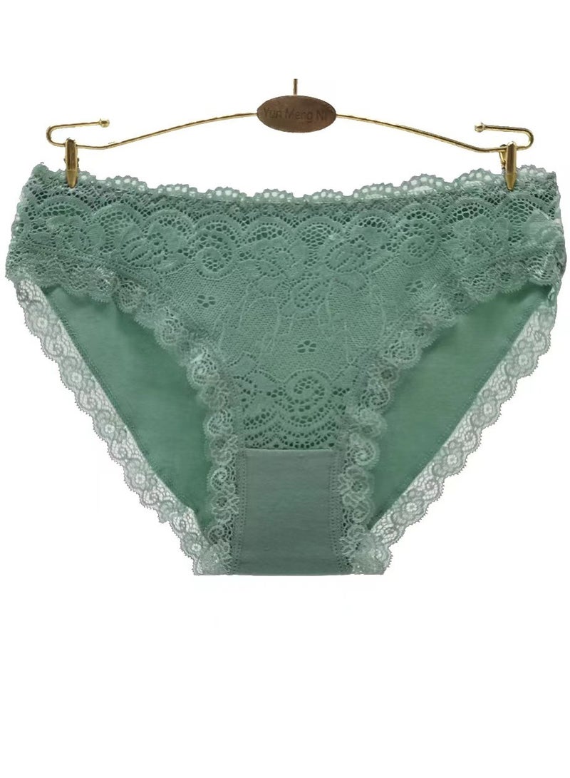Zeemey Zeemey 6-Piece Cotton Bikini Breathable Panties Low Waist Fashionable Ladies Panties - Image 2