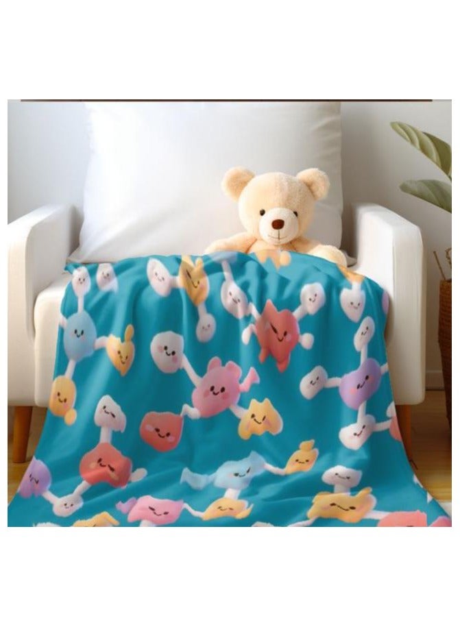 general Flannel thin blanket (warm and comfortable, suitable for sleep, gaming, dust removal and sandproof) 150cm*200cm - 728 - Image 3
