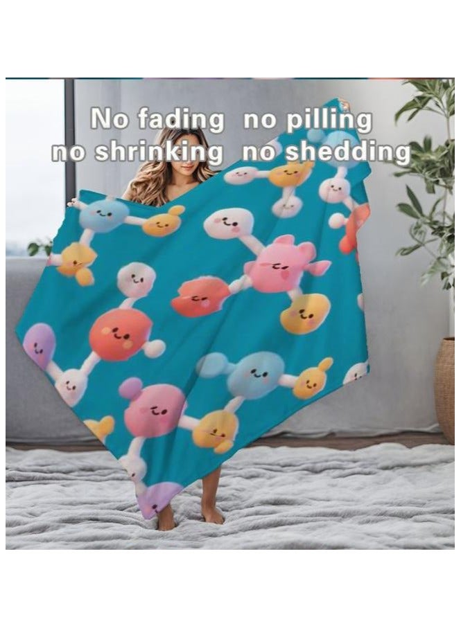 general Flannel thin blanket (warm and comfortable, suitable for sleep, gaming, dust removal and sandproof) 150cm*200cm - 728 - Image 5