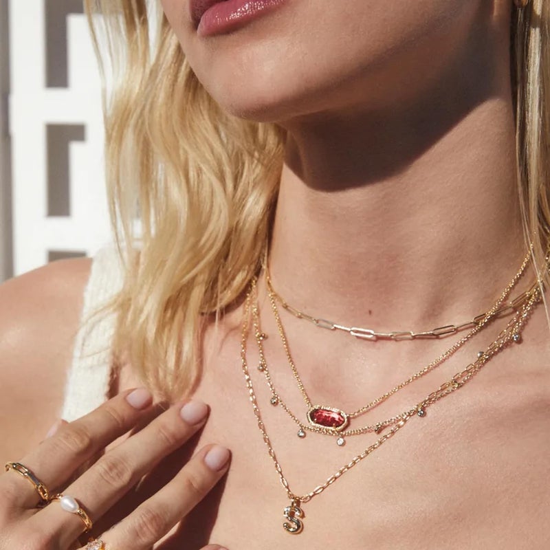 Kendra Scott Courtney Paperclip Necklace in 14k Gold-Plated Brass, Fashion Jewelry for Women - Image 3