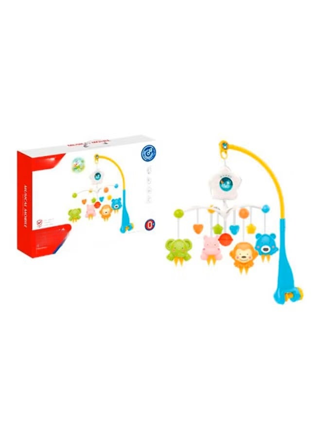 Musical Rattle Cot Mobile with Rotating Attractive Jhoomer for Cradle and Bed in Assorted Colors 53x33x50cm  - Image 5