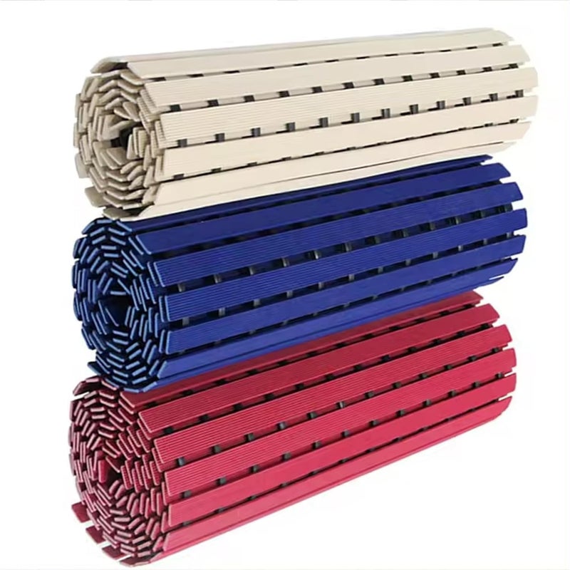 F fabsouk Premium Shower Mat Anti Slip, Striped Anti Skid for Bathroom, Stand up mat for Bath, Shower, Kitchen, Anti Bactirial, Machine Washable(1.5ft x 2ft) - Also Available in 5 Meter Roll - Image 4
