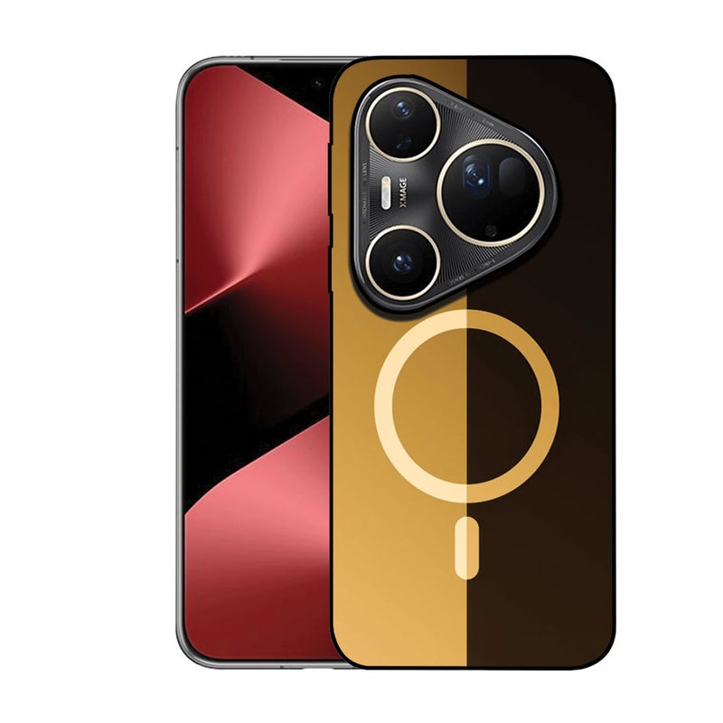 EYE CATCH Printed Protective Case Cover For Huawei Pura 80 Ultra -  Brown Pattern - Image 1