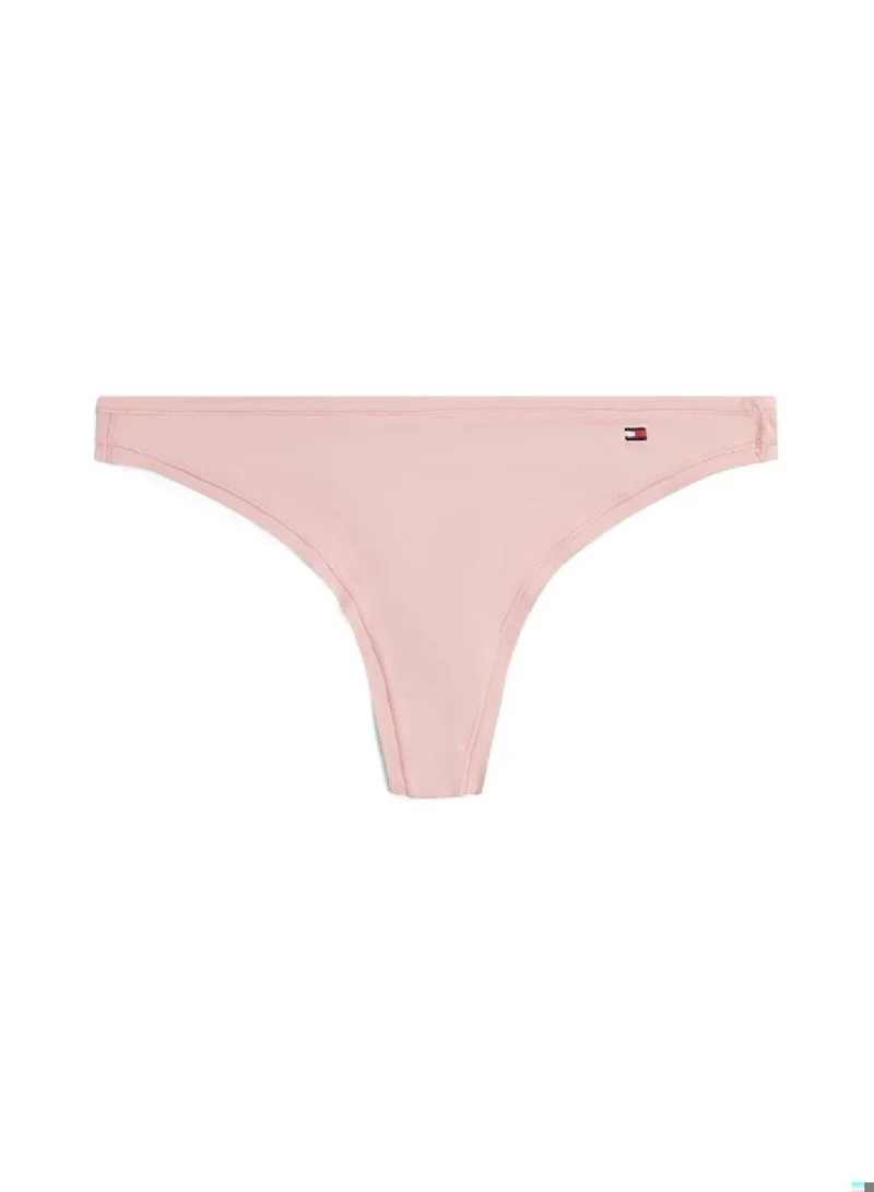 TOMMY HILFIGER Foggy Pink Essential Microfibre Thong for Women | Best Price UAE