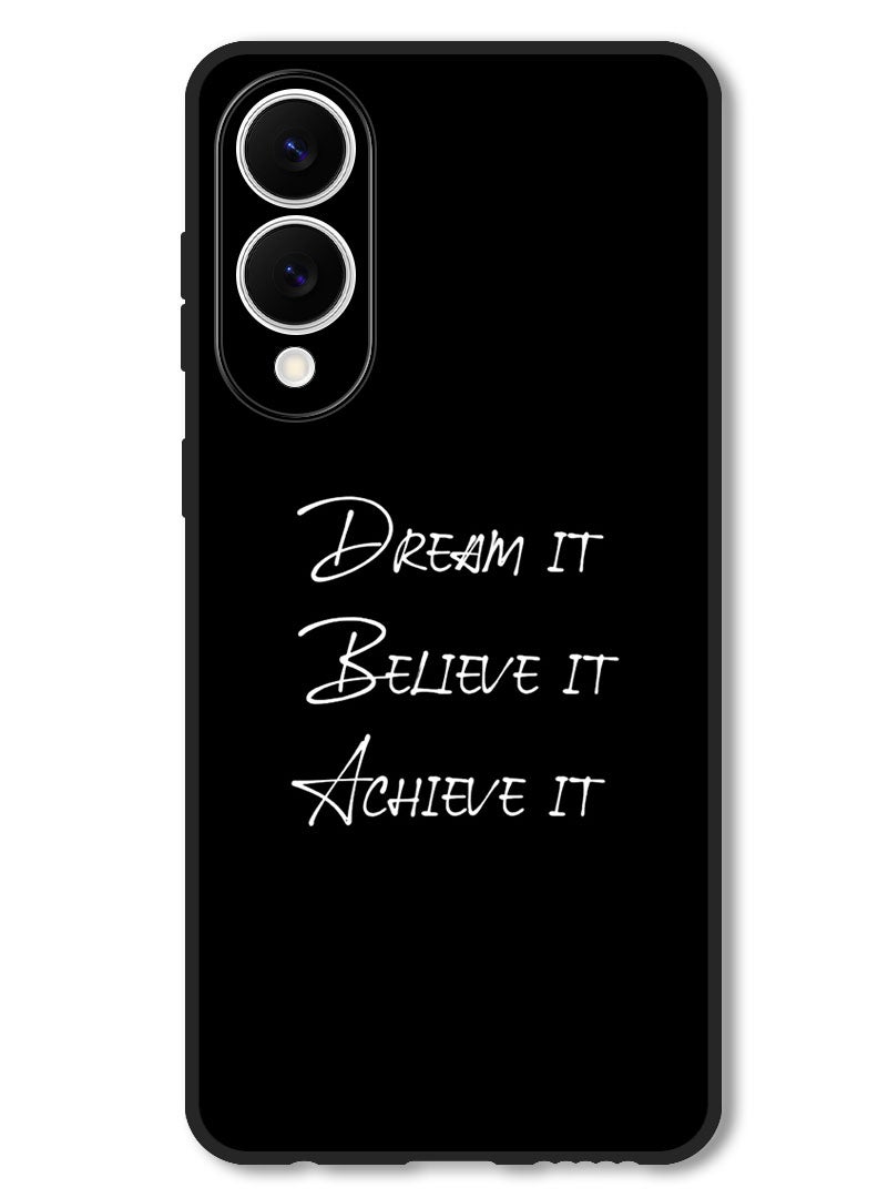 Theodor Case Compatible with Samsung Galaxy S25 Edge 6.7 Inch Protection Shockproof Bumper Cover Dream it - Image 1