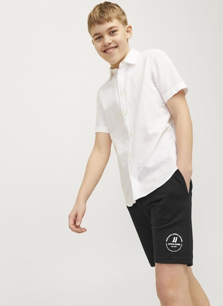 Jack & Jones Junior Kids Logo Sweat Shorts - Image 4