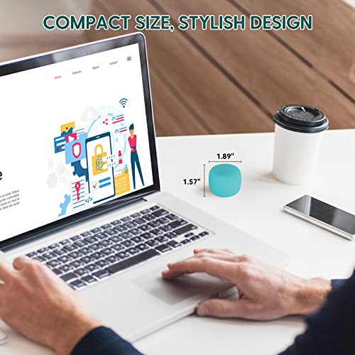 BABELIO آلة الضوضاء البيضاء بابلية للبالغين والأطفال والرضع، صغيرة، 15 صوتًا غير متكرر، مؤقت، وظيفة ذاكرة، سهلة الحمل والسفر، لون سماوي - Image 2