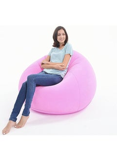 DubaiGallery Inflatable Lazy Living Room Sofa Air Beanbag Multicolour 105 x 105 x 65cm  - Image 3