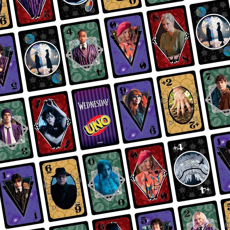 Mattel Games UNO Wednesday Card Game - Image 3