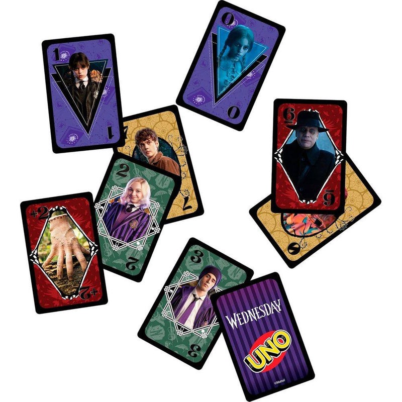 Mattel Games UNO Wednesday Card Game - Image 2