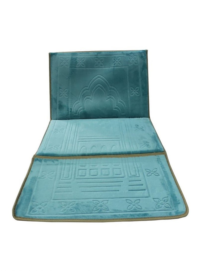 Sundus Foldable Prayer Mat – Turquiose - Image 2