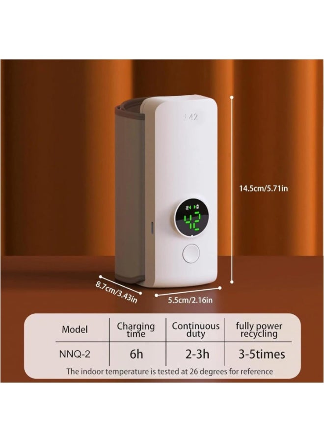 ام تي اس جهاز تدفئة زجاجات الأطفال المحمول من  للسفر، جهاز تدفئة زجاجات الأطفال اللاسلكي القابل لإعادة الشحن، جهاز تدفئة زجاجات الأطفال لحليب الأم والحليب الصناعي - Image 3