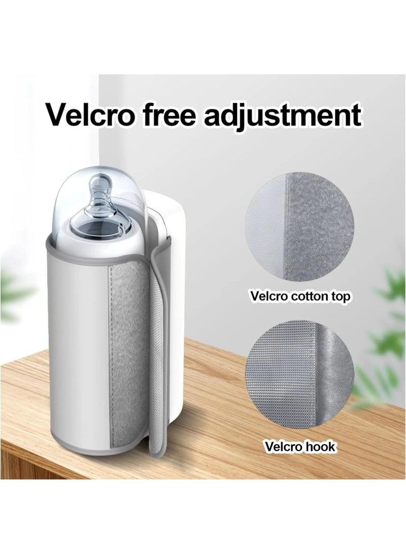 ام تي اس جهاز تدفئة زجاجات الأطفال المحمول من  للسفر، جهاز تدفئة زجاجات الأطفال اللاسلكي القابل لإعادة الشحن، جهاز تدفئة زجاجات الأطفال لحليب الأم والحليب الصناعي - Image 4