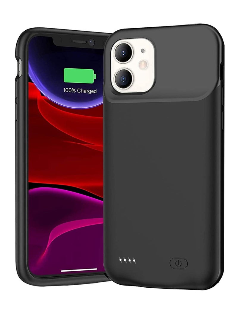 Raxoom Battery Case for iPhone 11, Newest 4000mAh Slim Portable Protective Charging case Compatible with iPhone 11 (6.1 inch) Rechargeable Battery Pack Charger Case (Black) - Image 1