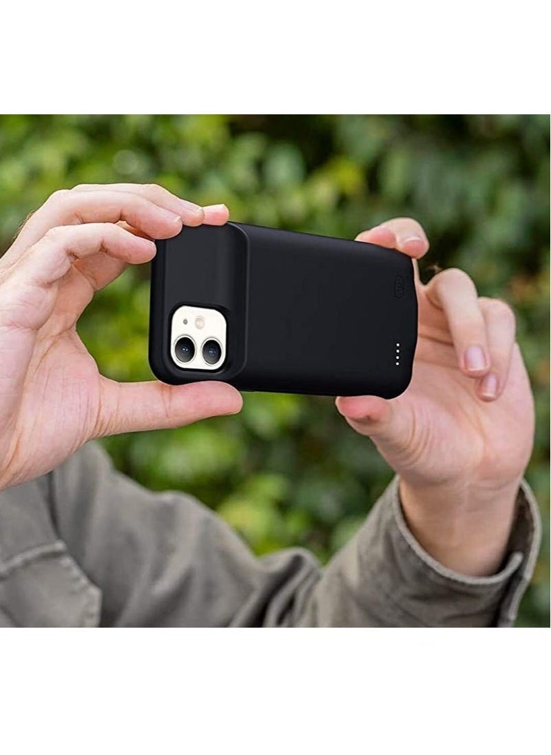 Raxoom Battery Case for iPhone 11, Newest 4000mAh Slim Portable Protective Charging case Compatible with iPhone 11 (6.1 inch) Rechargeable Battery Pack Charger Case (Black) - Image 3