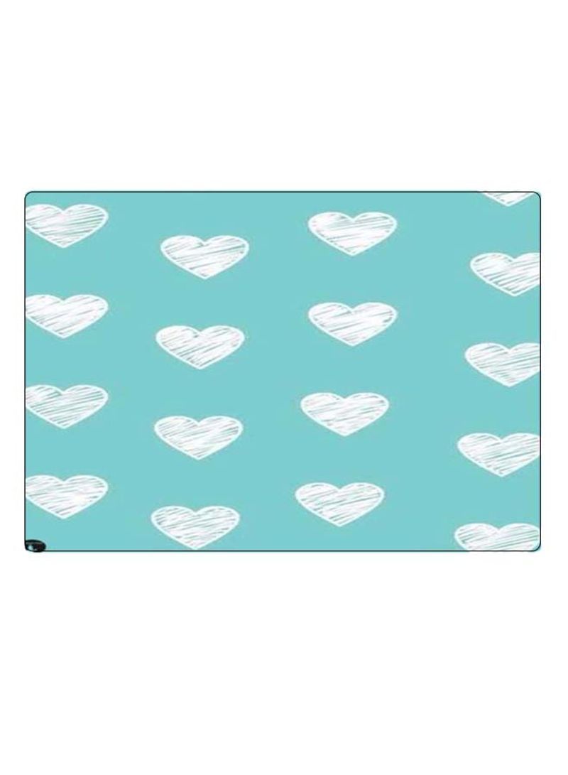 RKN Printed Anti-Slip Gaming Mouse Pad Blue/White
