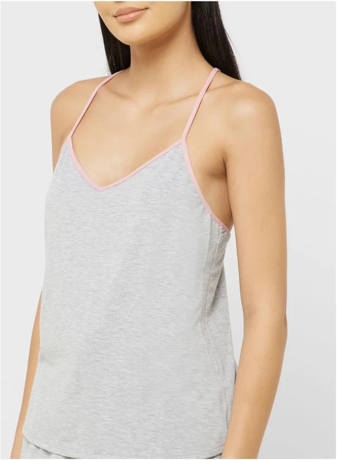 Isla & Evie Strap Lace Detail Nightie