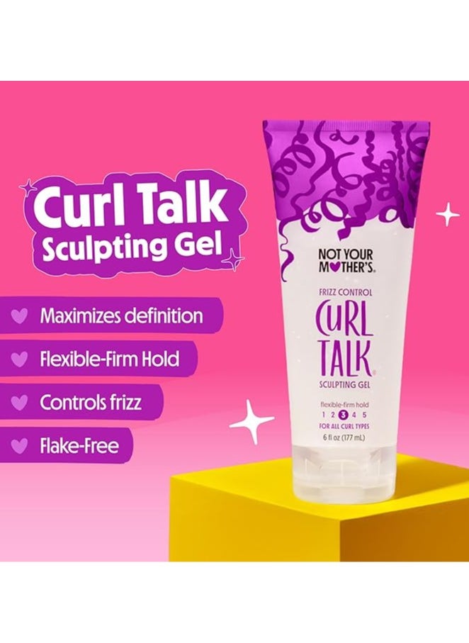 Not Your Mothers Not Your Mother's, Curl Talk®, Frizz Control Sculpting Gel, 6 fl oz (177 ml)  - Image 3