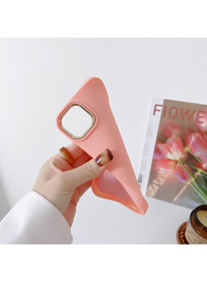 اس-توب جراب لهاتف iPhone 14 مصنوع من السيليكون السائل المطلي بالكهرباء + جراب من الفلانيل - Image 3