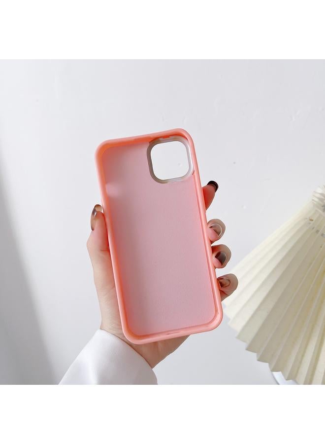 اس-توب جراب لهاتف iPhone 14 مصنوع من السيليكون السائل المطلي بالكهرباء + جراب من الفلانيل - Image 4