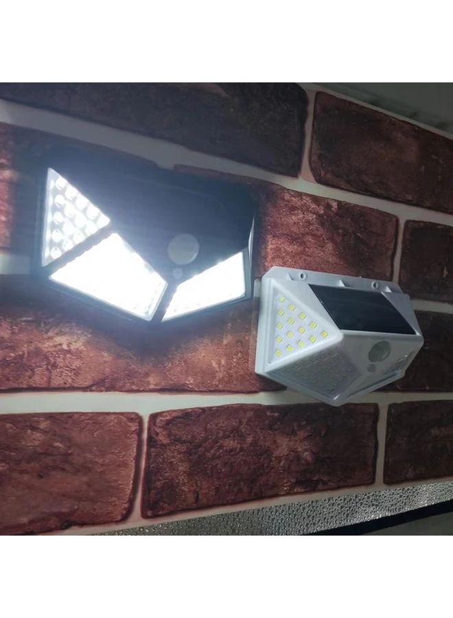 2pcs White LED Motion Sensor Outdoor Wall Lamp Weather Resistant Lighting - Image 3