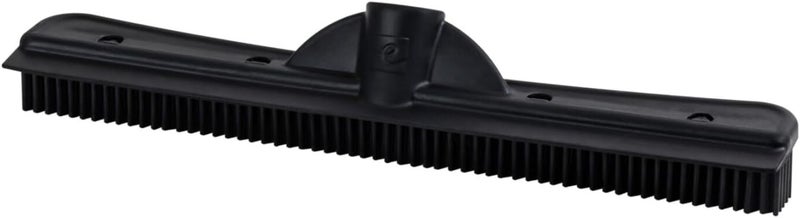 Original Pet Hair Rubber Broom Head Replacement for Carpet, Tile and Hardwood
