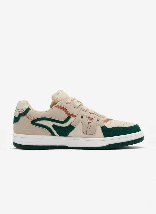 The Souled Store Men Urban Blaze Colourblocked Low Top Sneakers
