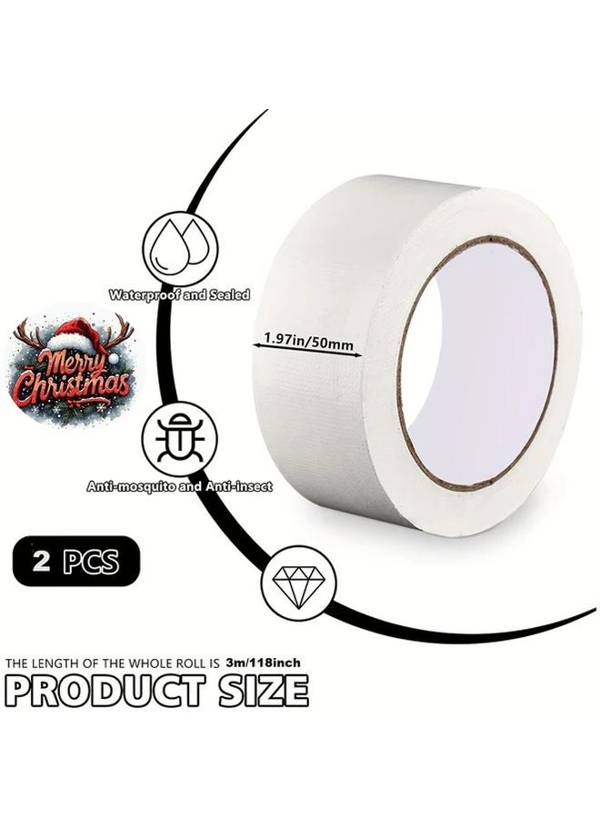 GF9 Style 2 Roll Window Insulation Film 1 97inch By 118inch Waterproof Windproof For Winter - Image 1