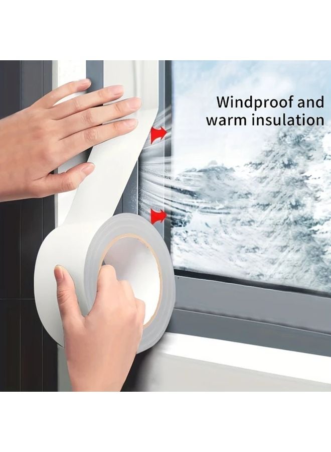 GF9 Style 2 Roll Window Insulation Film 1 97inch By 118inch Waterproof Windproof For Winter - Image 2