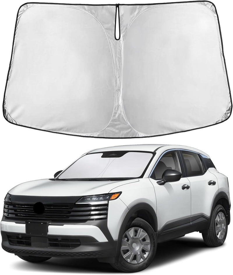 EcoNour Windshield Sunshade for Nissan Kicks 2025 2026, Sun Visor for Front Windshield & Window Sun Shade Cover, UV Heat Blocker & Protector, Car Accessories - Image 1