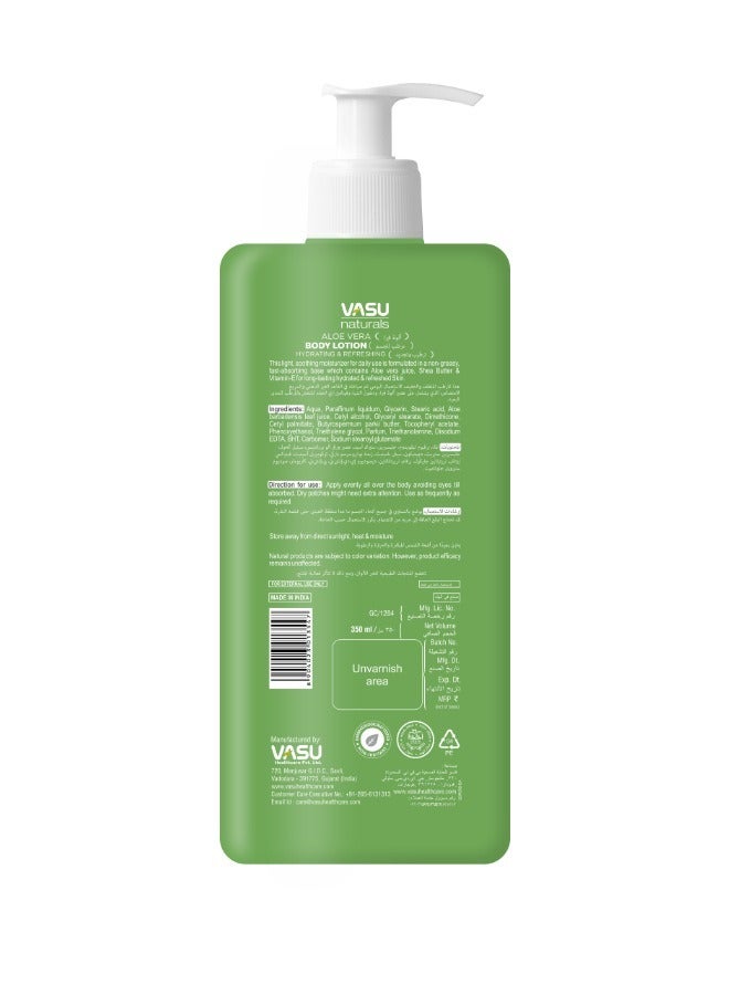 Vasu Aloe Vera Body Lotion 350ml - Image 2