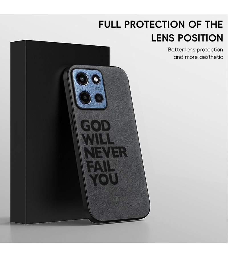 New Arrival Grey PU Leather Protective Case For Moto G Play 2024 High Quality - Image 1