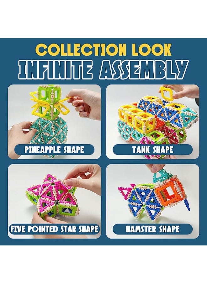 حديقة الألعاب طقم مكعبات بناء سناب ألعاب تعليمية طقم بناء تعليمي للأطفال لعبة تعلم إبداعية مع قطع متشابكة للأولاد والبنات طقم ألعاب بناء وتعلم عالي الجودة هدية بناء إبداعية مذهلة ومفيدة جداً لهم في المنزل اليوم - Image 5