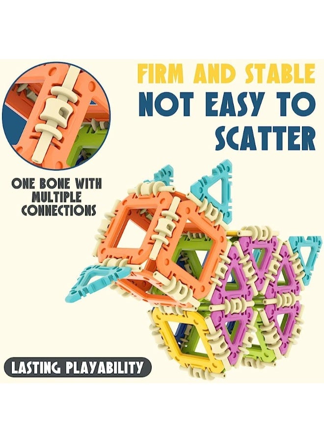 حديقة الألعاب طقم مكعبات بناء سناب ألعاب تعليمية طقم بناء تعليمي للأطفال لعبة تعلم إبداعية مع قطع متشابكة للأولاد والبنات طقم ألعاب بناء وتعلم عالي الجودة هدية بناء إبداعية مذهلة ومفيدة جداً لهم في المنزل اليوم - Image 2