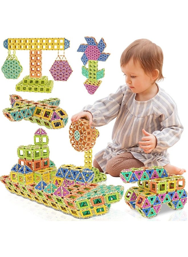 حديقة الألعاب طقم مكعبات بناء سناب ألعاب تعليمية طقم بناء تعليمي للأطفال لعبة تعلم إبداعية مع قطع متشابكة للأولاد والبنات طقم ألعاب بناء وتعلم عالي الجودة هدية بناء إبداعية مذهلة ومفيدة جداً لهم في المنزل اليوم - Image 1