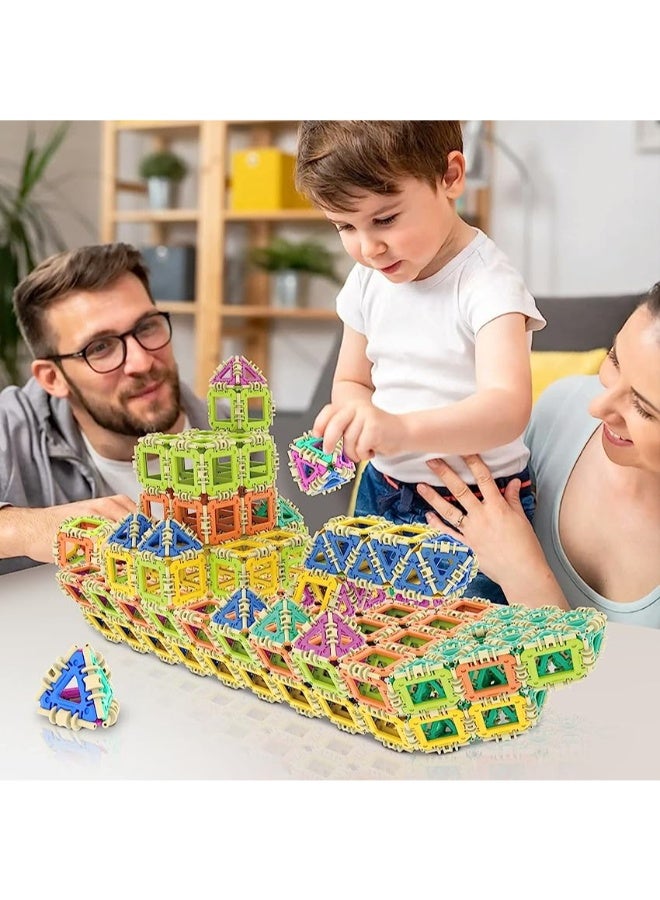 حديقة الألعاب طقم مكعبات بناء سناب ألعاب تعليمية طقم بناء تعليمي للأطفال لعبة تعلم إبداعية مع قطع متشابكة للأولاد والبنات طقم ألعاب بناء وتعلم عالي الجودة هدية بناء إبداعية مذهلة ومفيدة جداً لهم في المنزل اليوم - Image 4