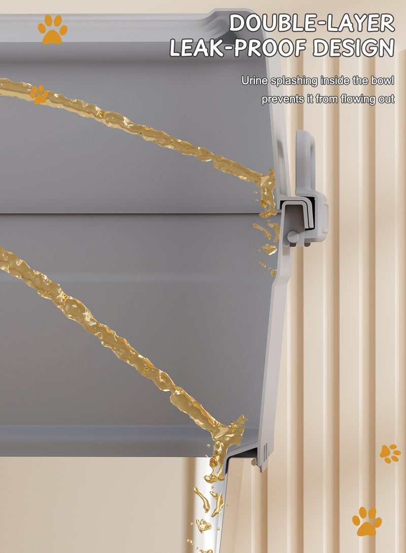 كيدل مربعات القمامة القط المغلقة مع غطاء القمامة علبة للقطط الكبيرة والمتعددة مكافحة التسرب تنظيف سهل - Image 5