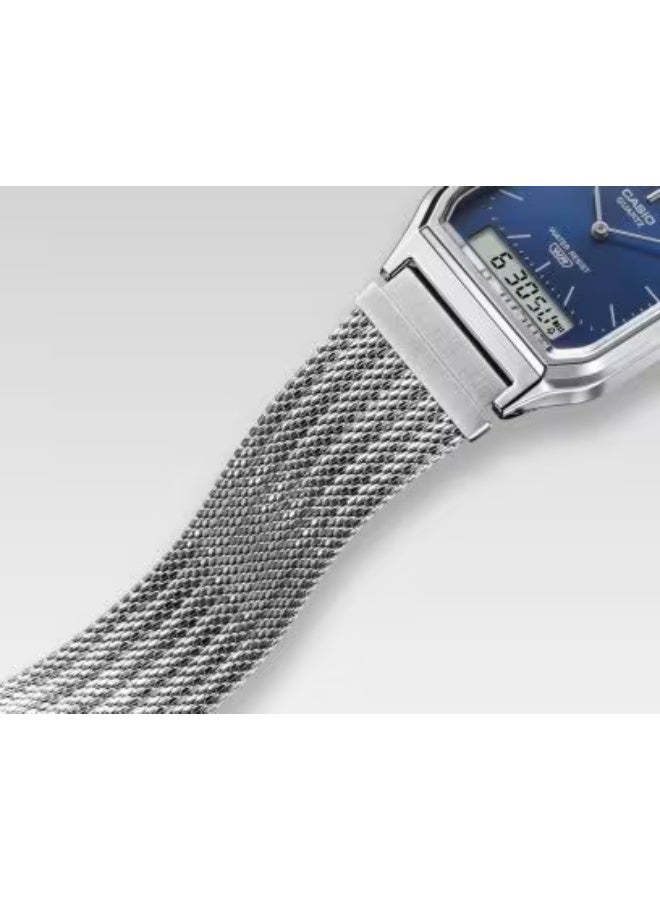 CASIO AQ-230EM-2ADF Analog-Digital Watch- Blue Dial - Image 2