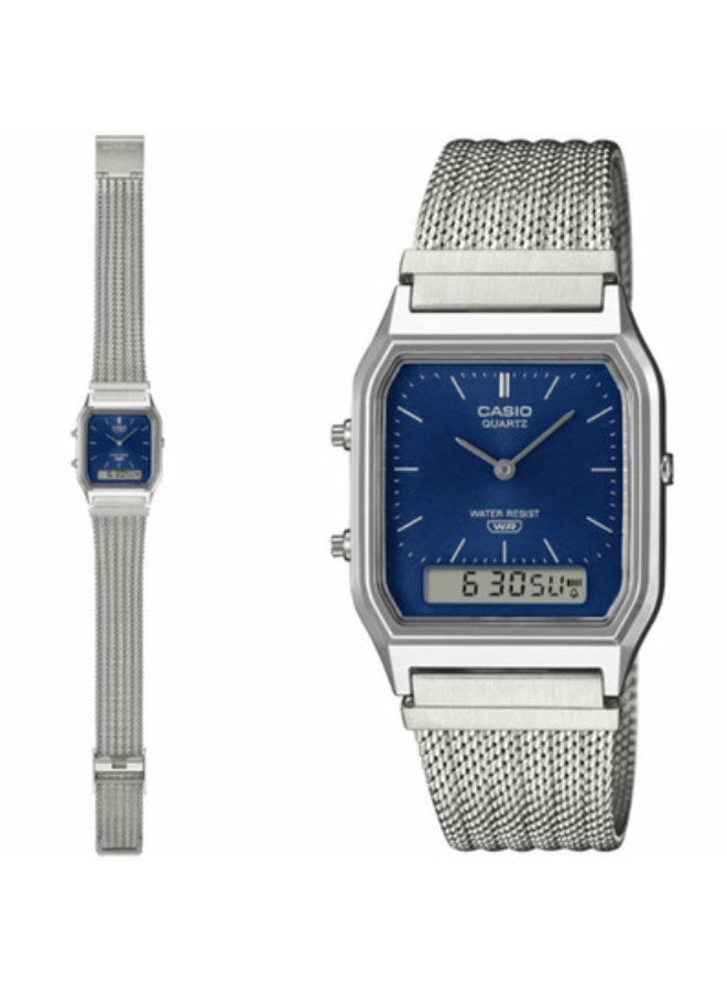 CASIO AQ-230EM-2ADF Analog-Digital Watch- Blue Dial - Image 3