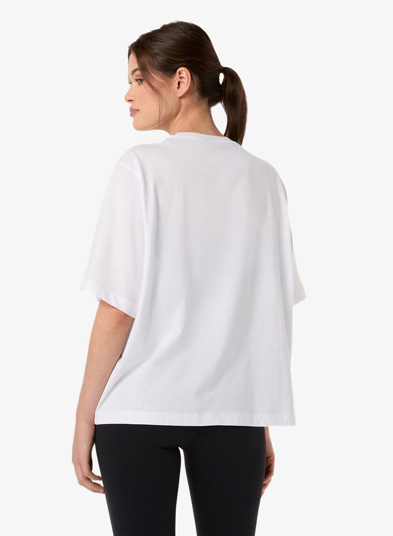 asics Spiral Embroidery Logo T-Shirt - Image 2