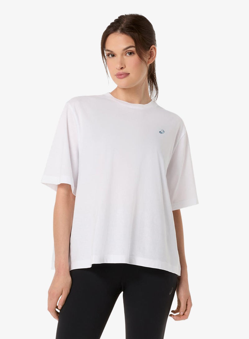 asics Spiral Embroidery Logo T-Shirt - Image 1