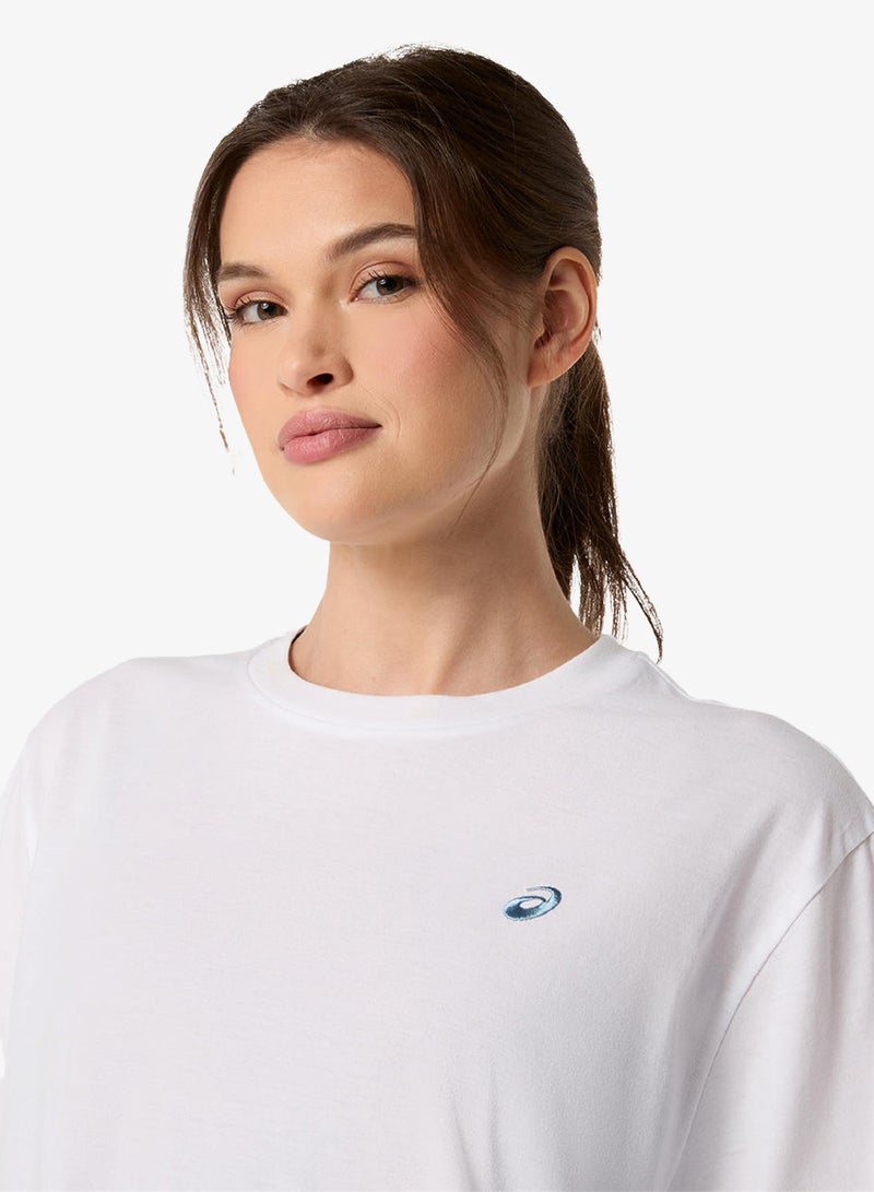 asics Spiral Embroidery Logo T-Shirt - Image 4