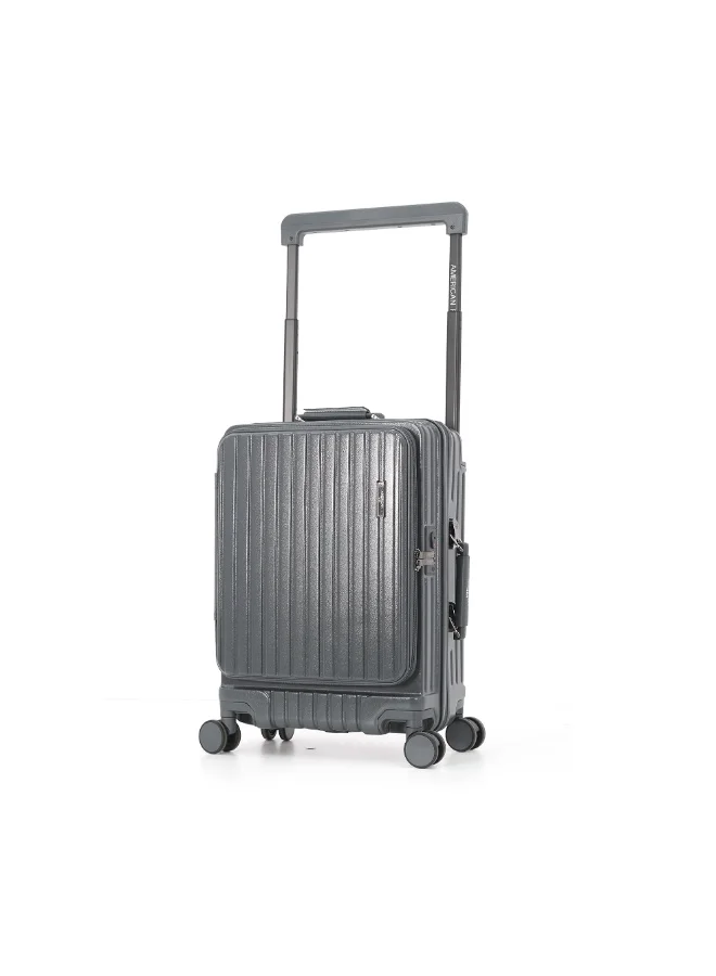 AMERICAN FLYER American Flyer 20-Inch Carry-On Luggage – ABS Hard Shell Spinner Suitcase with, Cup Holder & TSA Lock