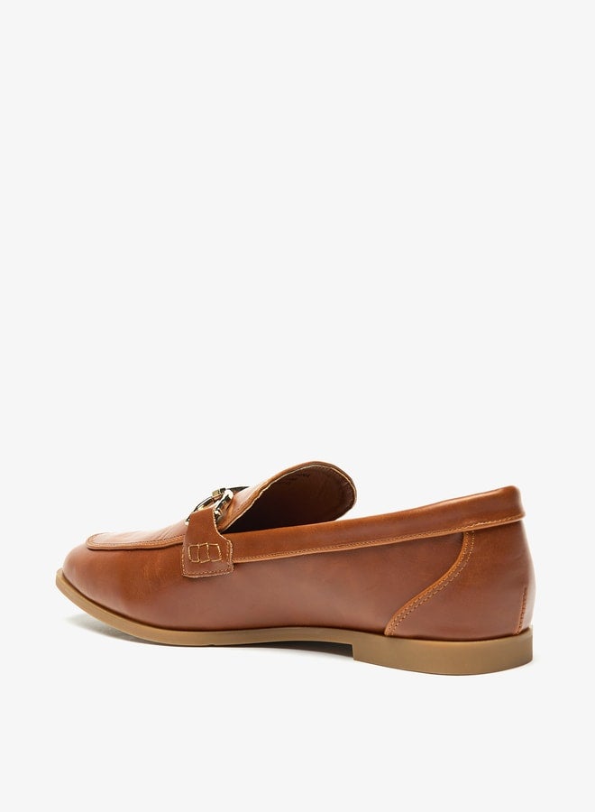 Celeste Women's Metal Accent Slip-On Loafers  - Image 2